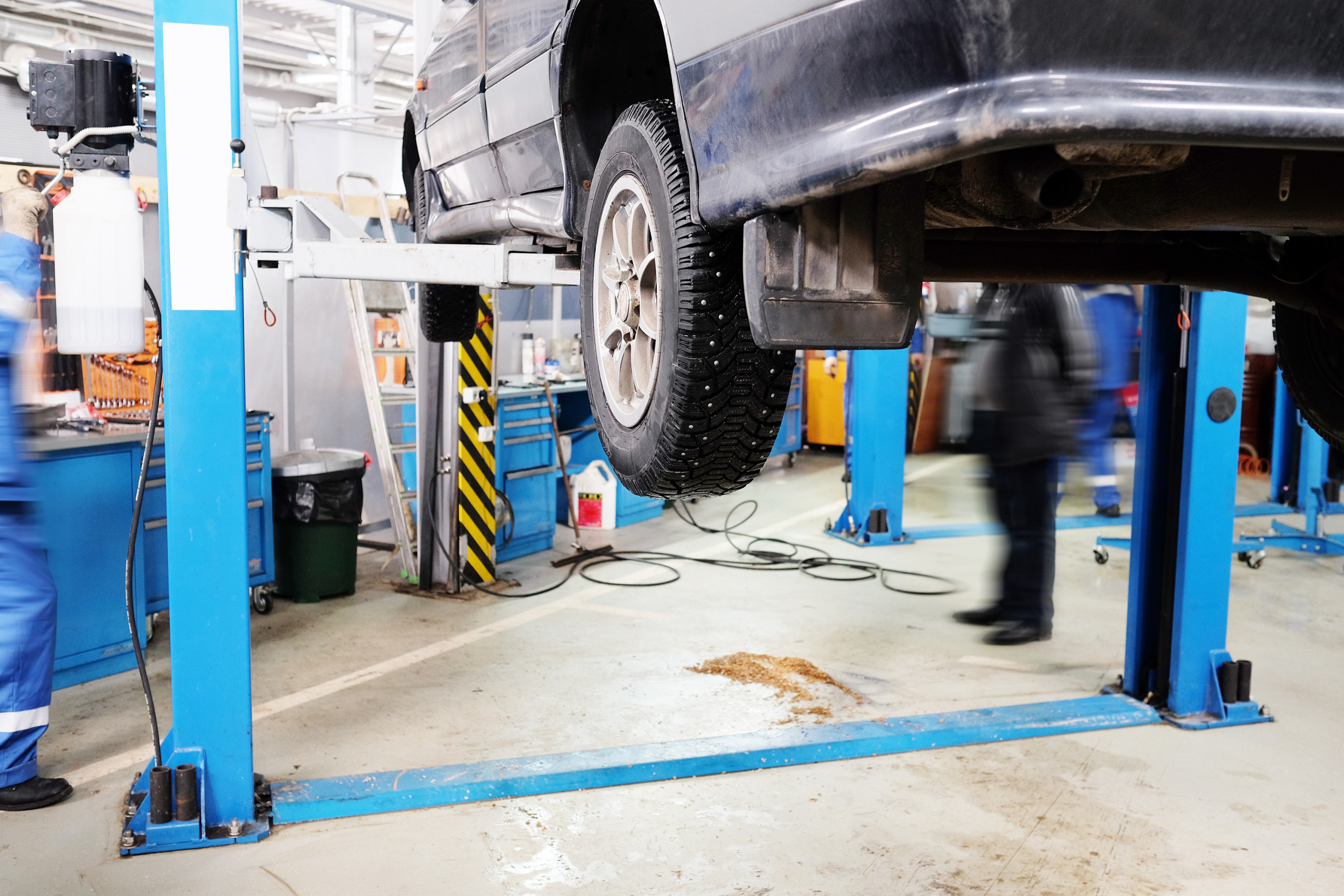 Professional car body repair work